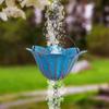 Weather Prevent Metal Rain Chain Decorative Gutter Downspout Alternative Rain Catcher For Porch And Balcony Yard Decors