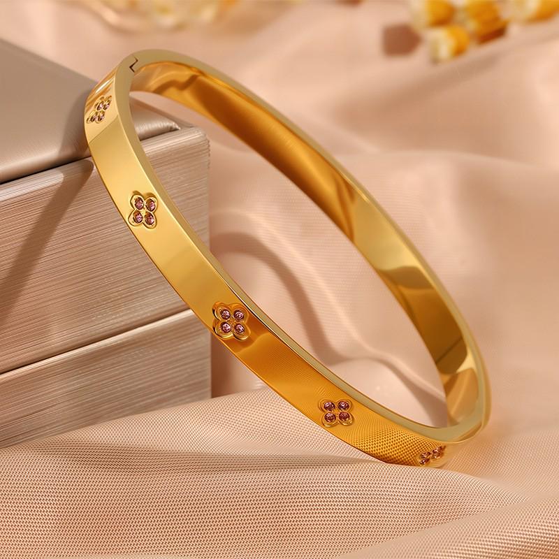 Europäisches & Amerikanisches Luxus Zirkon Stern Armband: Vielseitige, Elegante, Lichtechte Mode für Damen