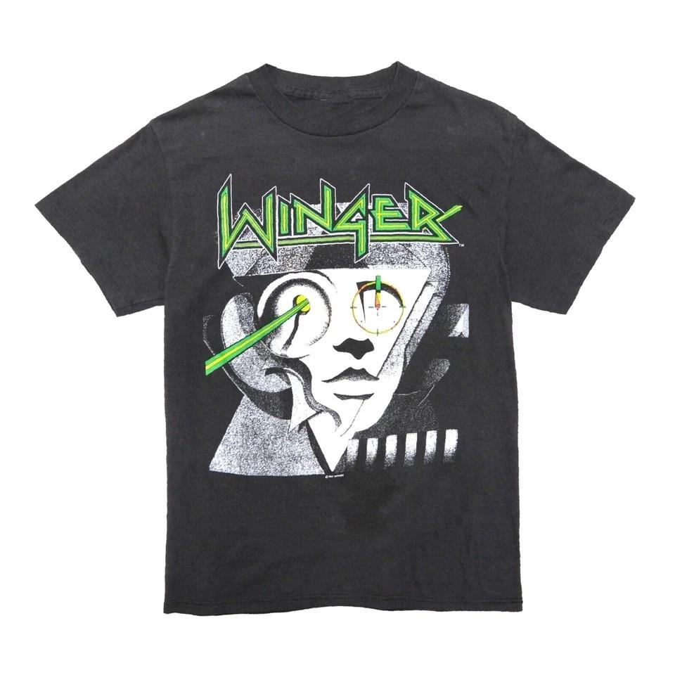 

Too Tuff to Tame Winger Band Shirt Short Sleeve Black Unisex S-5XL E1519 M