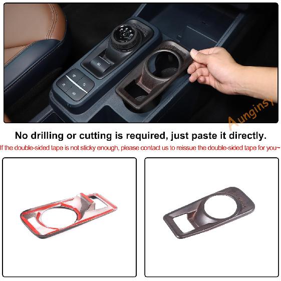 Aunginsy Central Control Gear Shift Box Panel Cover Trim Compatible with Ford Maverick 2022-2025 Car Center Console Gear Shift Handbrake Panel