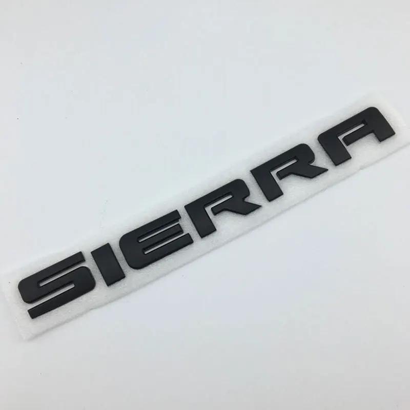 SIERRA new old letter logo car stickers for GMC sierra original rear boot label trunk modified Accessories decoration decals