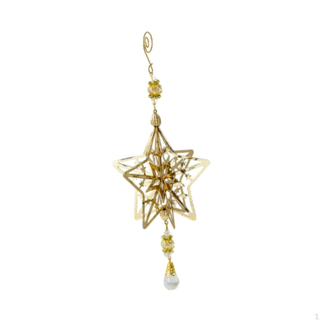 Star Christmas Ornament Tree Decoration Hanging Pendant for Porch