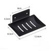 Bathroom Aluminum Alloy Holder Soap Dish with Drain Water Free-Punching Wall Mounted Soap Box Organizer Bathroom AccessoriesGood Product