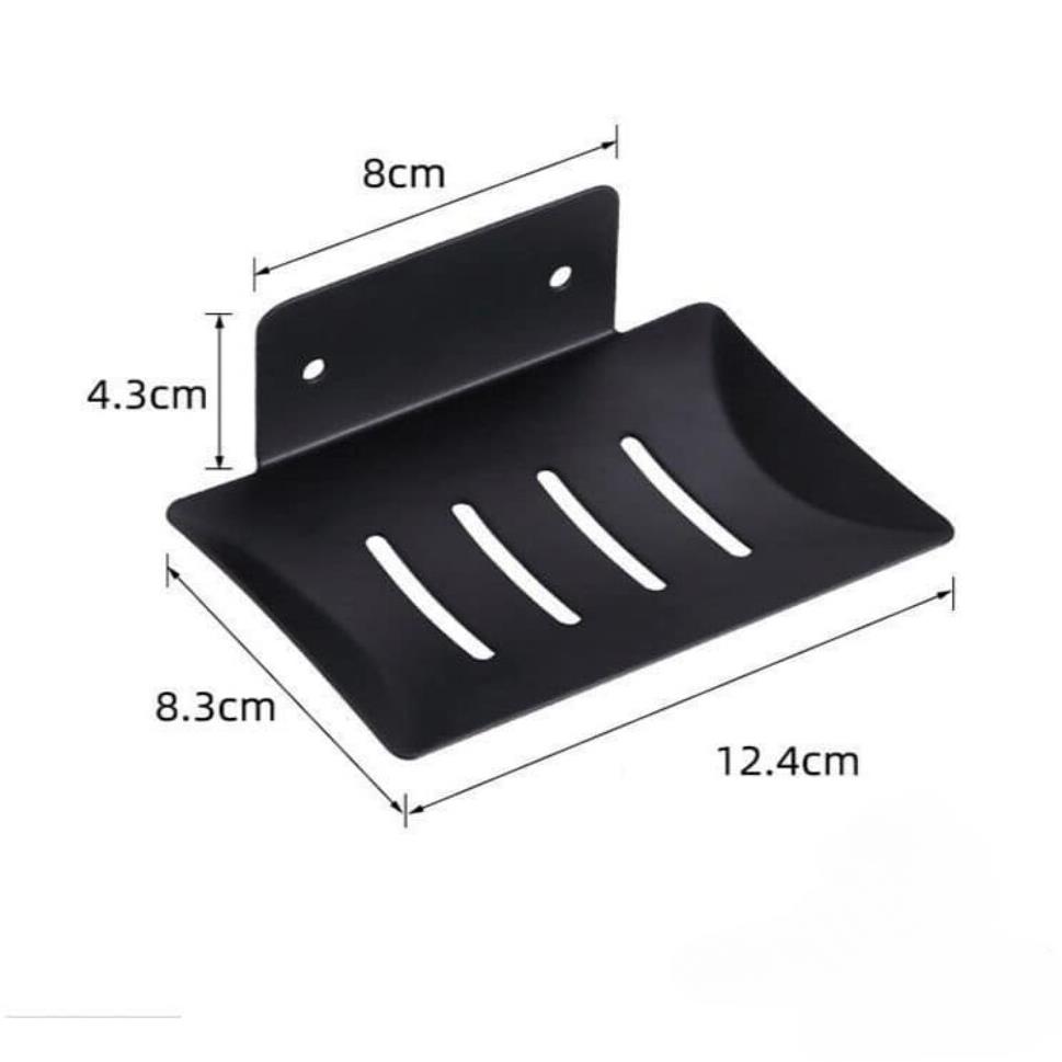 Bathroom Aluminum Alloy Holder Soap Dish with Drain Water Free-Punching Wall Mounted Soap Box Organizer Bathroom AccessoriesGood product