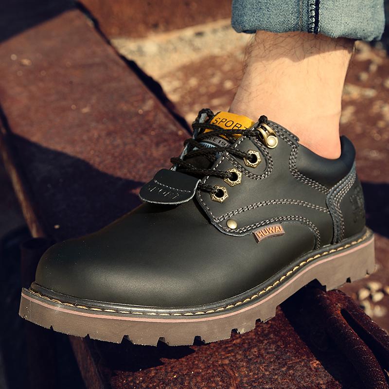 Módní Horká Značka Hnědá Kožená Pánská Obuv Pohodlná Nízká Pánská Pracovní Obuv Bezpečnostní Tenisky Módní Městská Kožená Ležérní Obuv Pánská