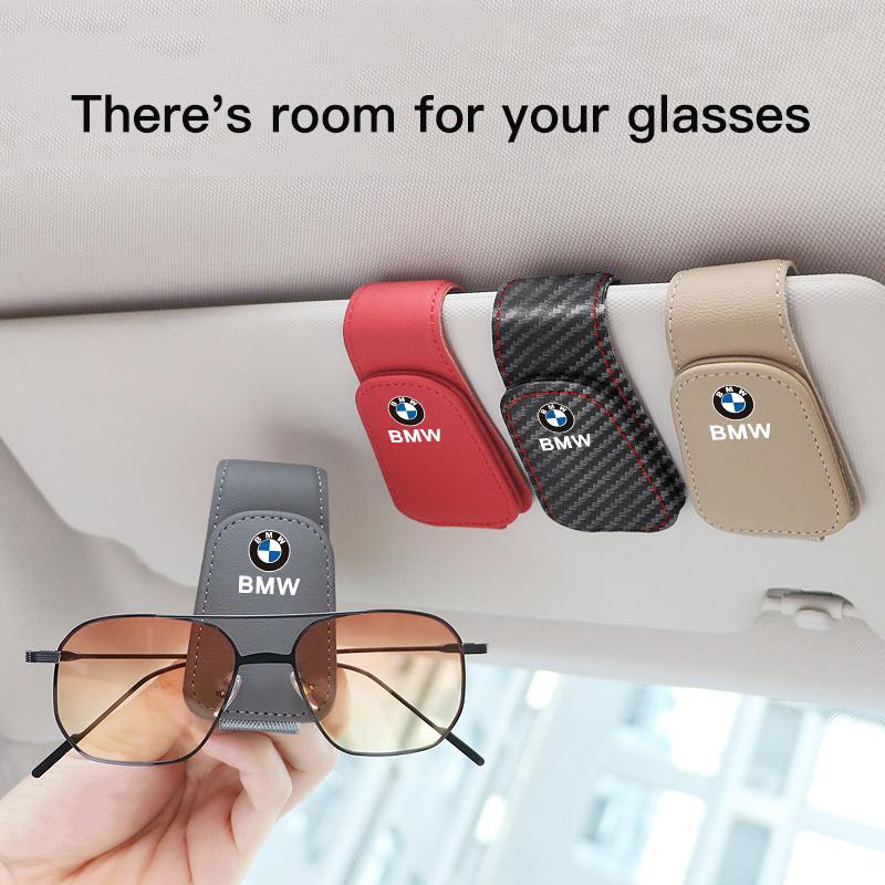 Car Interior Sunshade Card Ticket Storage Glasses Clip Accessories Tool For BMW Performance E46 E90 E60 F20 X1 F10 F30 X3 E70 NM9
