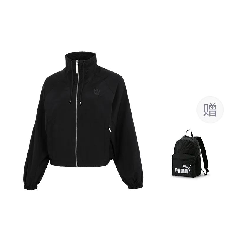 PUMA INFUSE RELAXED WOVEN JACKET Jackets Coats Women's Black (Unisex) Jackets 626047 01