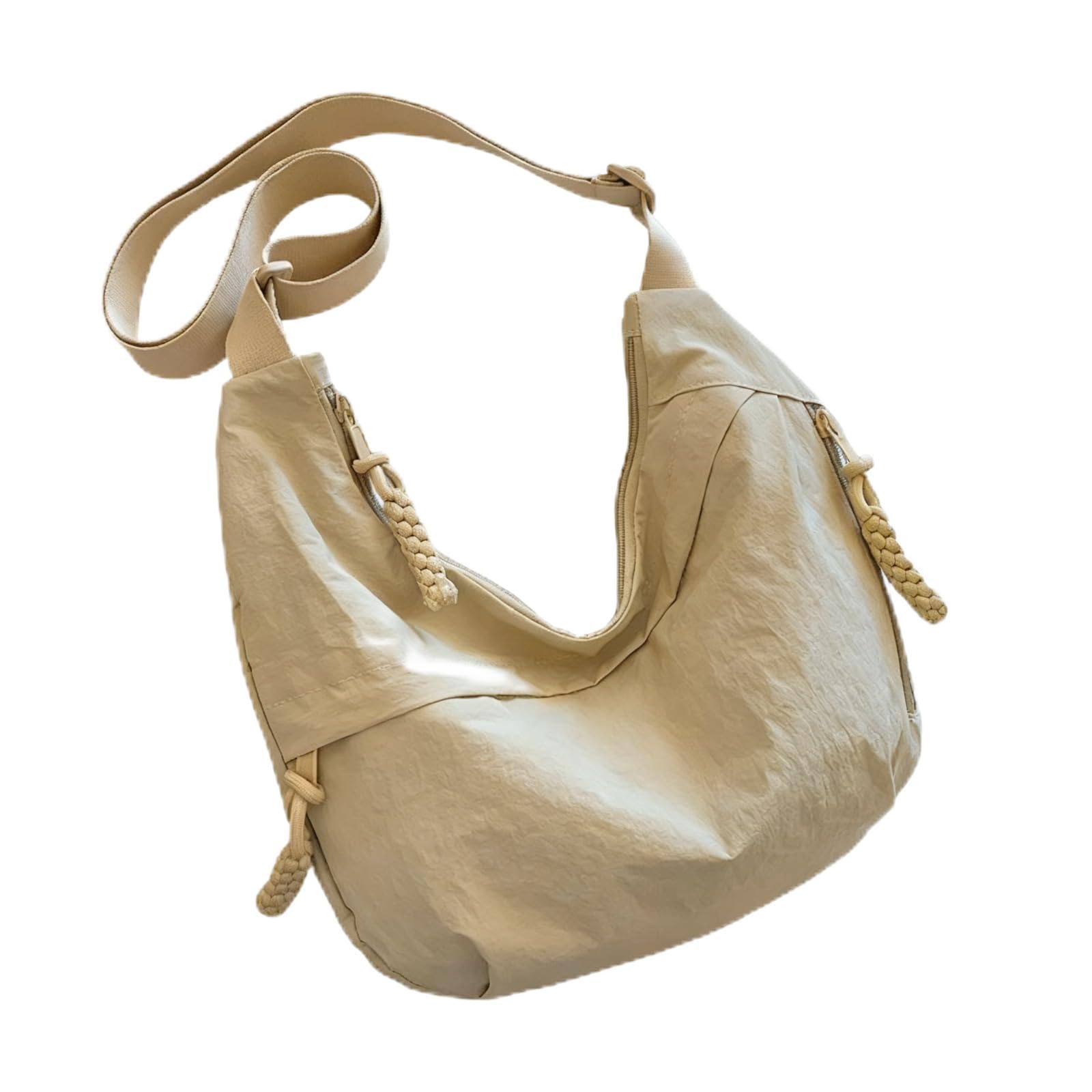 

KKYOYRE Large Capacity Stylish Women s Multi-Way Tote Bag with Adjustable Zipper, Knotted Decoration, and Elegant Design for Commuting and Everyday