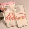 Single Layer Mushroom Umbrella Cap for IPhone16pomax for Apple 15pr Mobile Phone Case 14 New Style 13 Cartoon 12