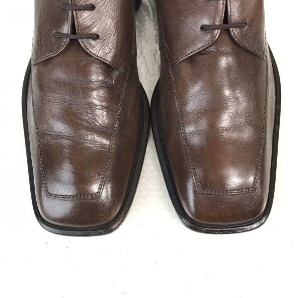 Made In Germany Lloyd Square Toe U-Tip Leather Dress Shoes Men’s 7 25.5 Brown(USED)