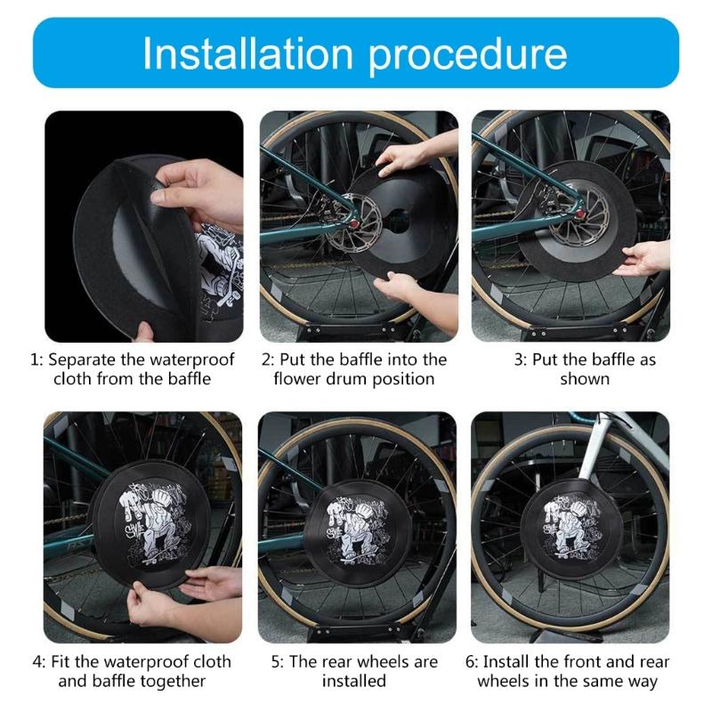 Bicycles Disc Brake Protective Cover Bicycles Wash Cover for Bicycles Disc Brakes to Prevent Dirt and Ensure Longevity