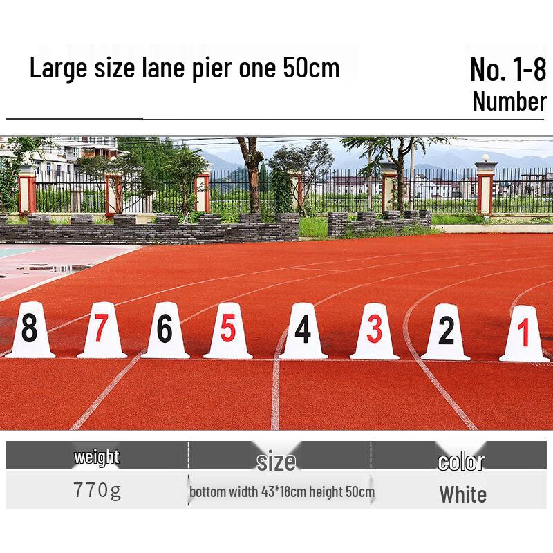 Triangular Athletics Lane Markers