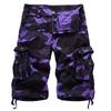 Men's Fashion Camouflage Multi-Pocket Pants Cotton Shorts Overalls Shorts