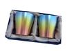 Pure Titanium Made In Niigata Aloha Set of 2 Double-Walled Tumbler, 250cc, Tsubame, Prefecture, Sunset, (T-15-AS250SET)