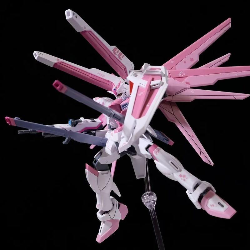 HG 1/144 Sakura Růžová Freedom CitroëN Verze pro opravu masky Modelový stavebnicový model Akční figurky Dekorace Panenka Dětská puzzle hračka