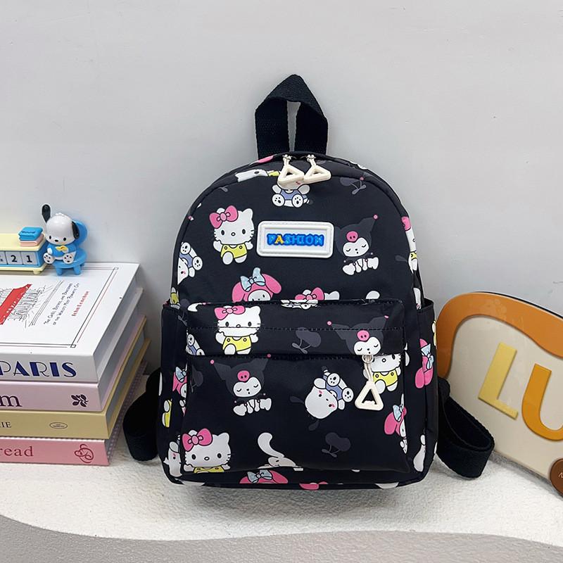 Adorable Cartoon Backpack Cute Girls Trendy Preschool Bag Durable Nylon Pink