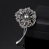 Atmospheric Romantic Dandelion Corsage High-End Femininity Pearl Snowflake Brooch Niche Design Pin With Jewelry