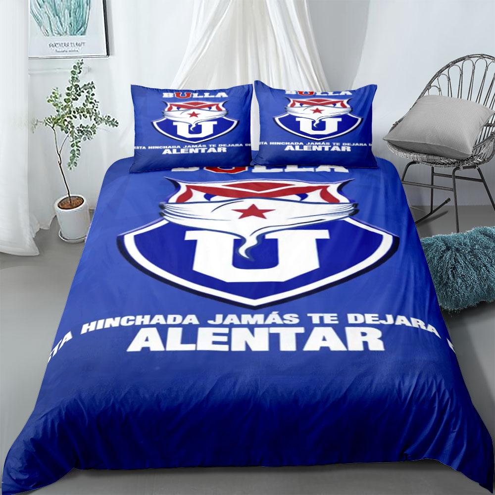 Unión Española Colo Colo Universidad Católica Football Bedding Set Single Double Queen King Bed Linen Set