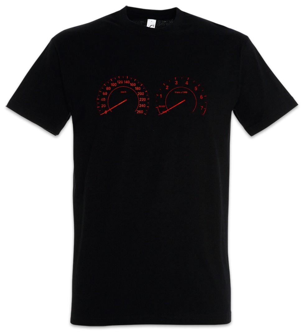 Speedometer Mens T-Shirt Mens Womens Tees Top Speedometer Car Driving Car Racing Racing Drifting Tuning 3XL