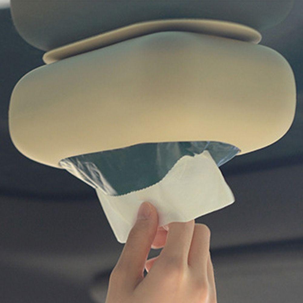 Silicone Tissue Box No Punching Napkin Storage Box Storage Container Paper Box  Living Room