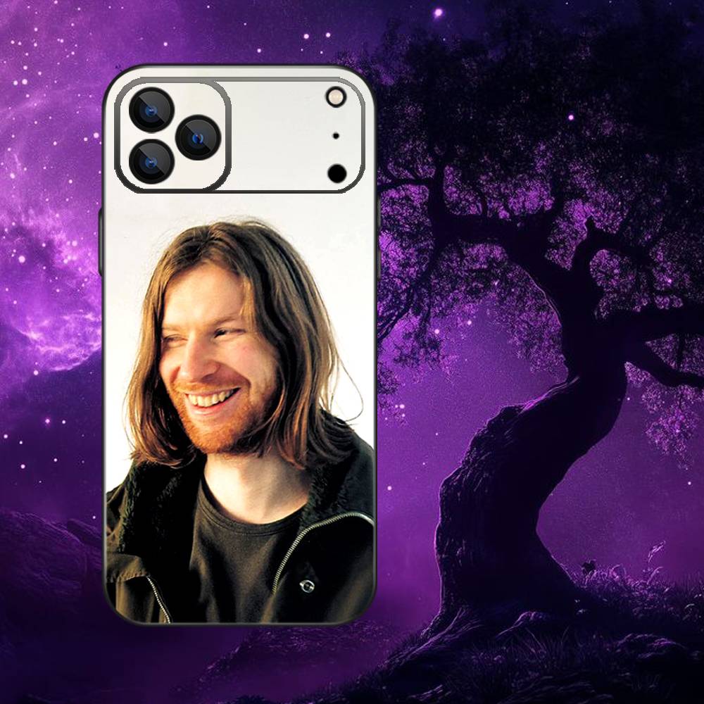 A-Aphex Twin Phone Case For iPhone 17,16,15,14,13,12,11,Pro,Max,Plus,E,Air,Mini Protective Black Cover