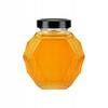 GUCIO Glazen Pot 200 ml voor Honing, Jam, Conserves Zeshoekige Glazen Potten