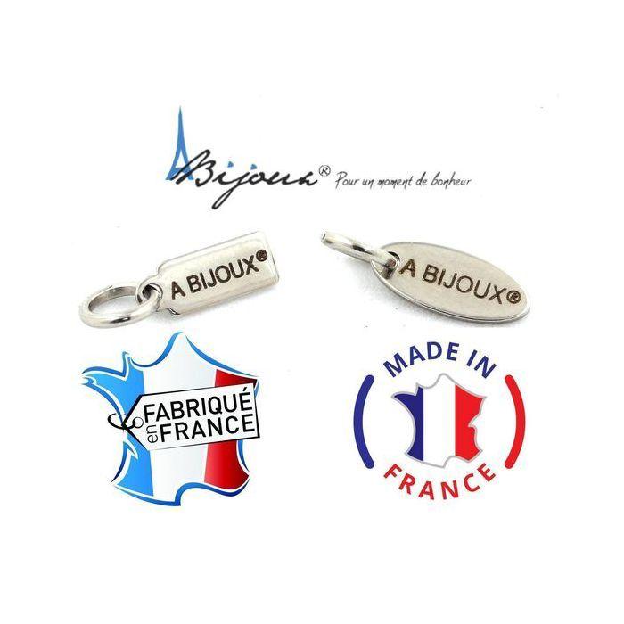 Pierres et Minéraux. Collier Perles Citrine + Hématite + bois 8 mm Chaine en acier inoxydable.