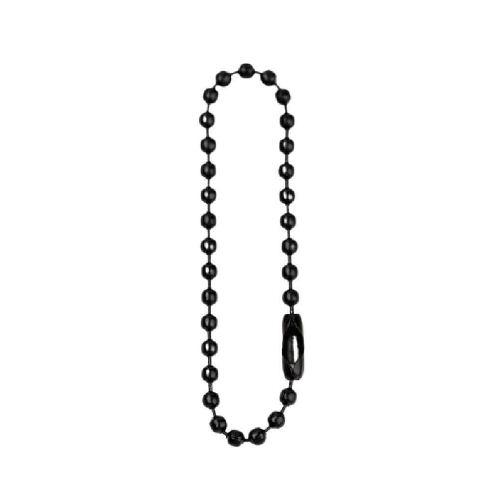 Colorful Ball Bead Connector Chain 20/12cm Fits KeyRing Key Iron Chain Dolls Label DIY Jewelry Making Toy Hanging Chain