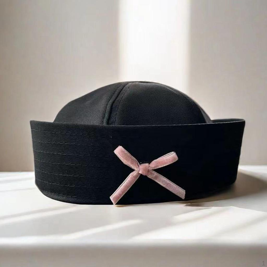 Elegant Sailor Hat Costume Accessory Photo Sail Sturdy Structure Polyester Comfortable Cosplay for