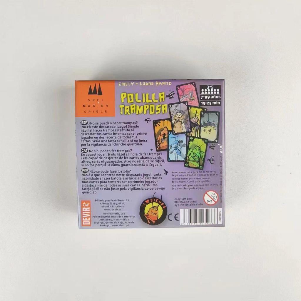 Tramposapolilla: Moth and Cockroach Cheating Game for Kids and Adults
