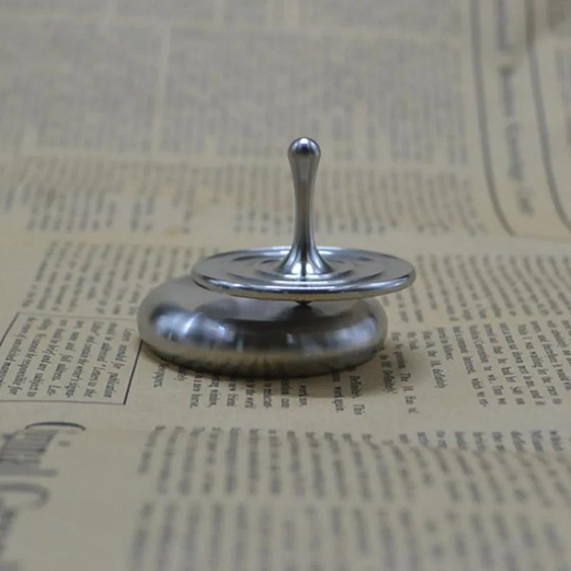 Rotating Gyro Spinning Top Magnetic Metal Water Drop Fingertip Hand Spinner Desk Fidget Toys for Adults Kids Antistress Funny