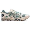 Asics Gel-Kahana 8 Mode Bequem Vielseitig Stoff Synthetisches Leder Low-Top Trailrunning-Schuhe Herren Sneaker Khaki Blau 1011B109-300