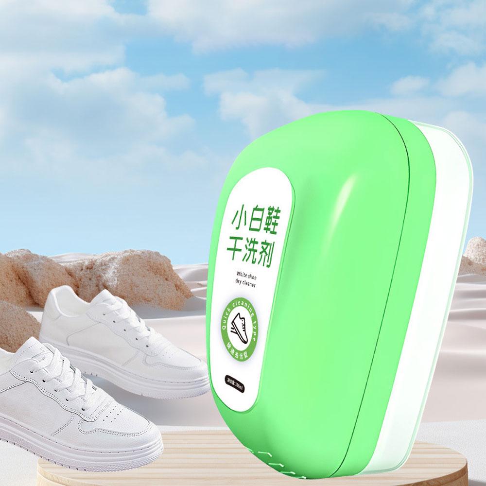 100ML Water-Free Gentle Cleansing Shoe Brush,Professional White Shoes Cleaner Brush