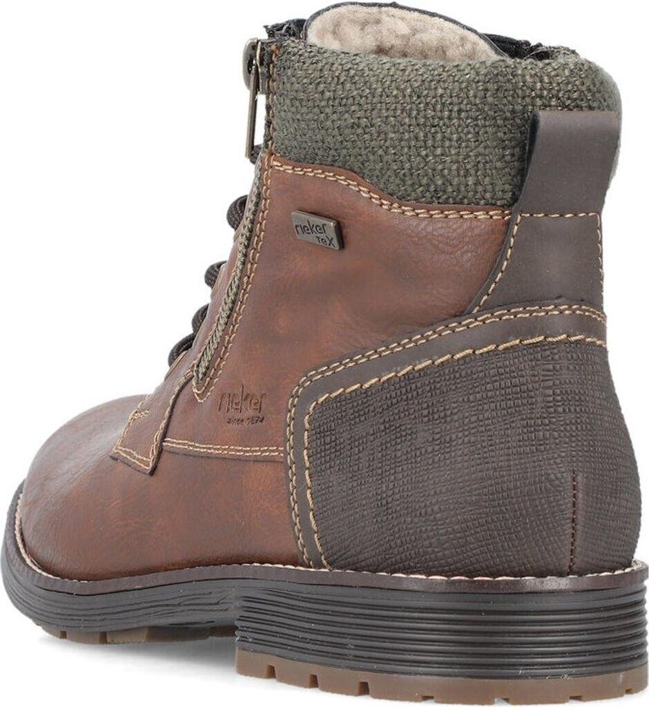 Ботинки Rieker F4520 на шнуровке коричневые