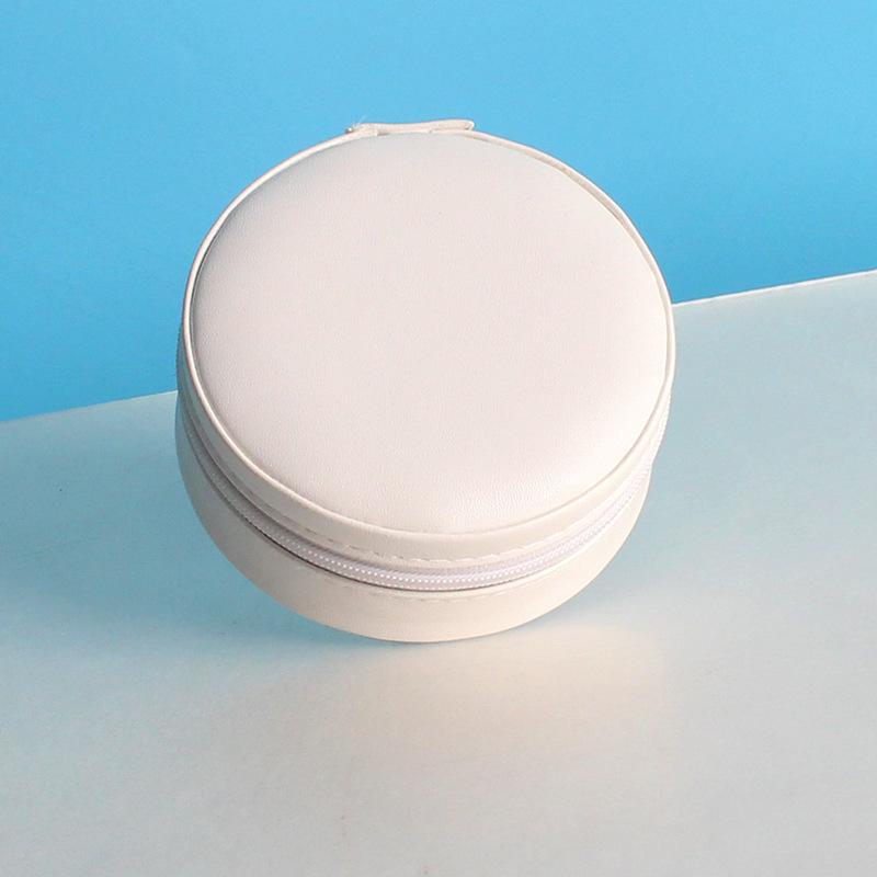 Elegant Jewelry Storage Box – Round Gift Packaging for Earrings, Necklaces, and Studs