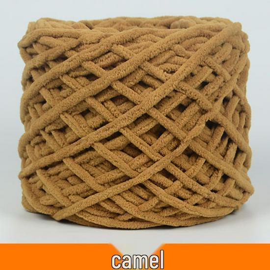 Plush Wool Yarn for Hand-Knitted Crochet Shoes & Slippers