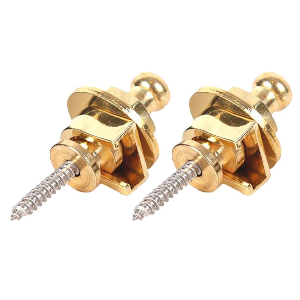 2Pcs Guitar Bass Strap Lock Skidproof StrapLock locking pegs Pins,Guitar Strap Buttons Pins Metal End guitarra Accessories