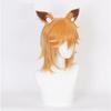 Anime Sewayaki Kitsune no Senko-san Senko Perücken Cosplay Kostüm Halloween party Lolita Gradienten Kurze haar Perücke Mit Ohren
