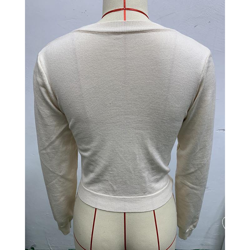 Autumn Sexy Hollow Out Twisted Knitted Sweater Women Slim Fit Long Sleeve Casual Women's Pullover Sweaters Round Neck Solid Elegant Knitwears 25063
