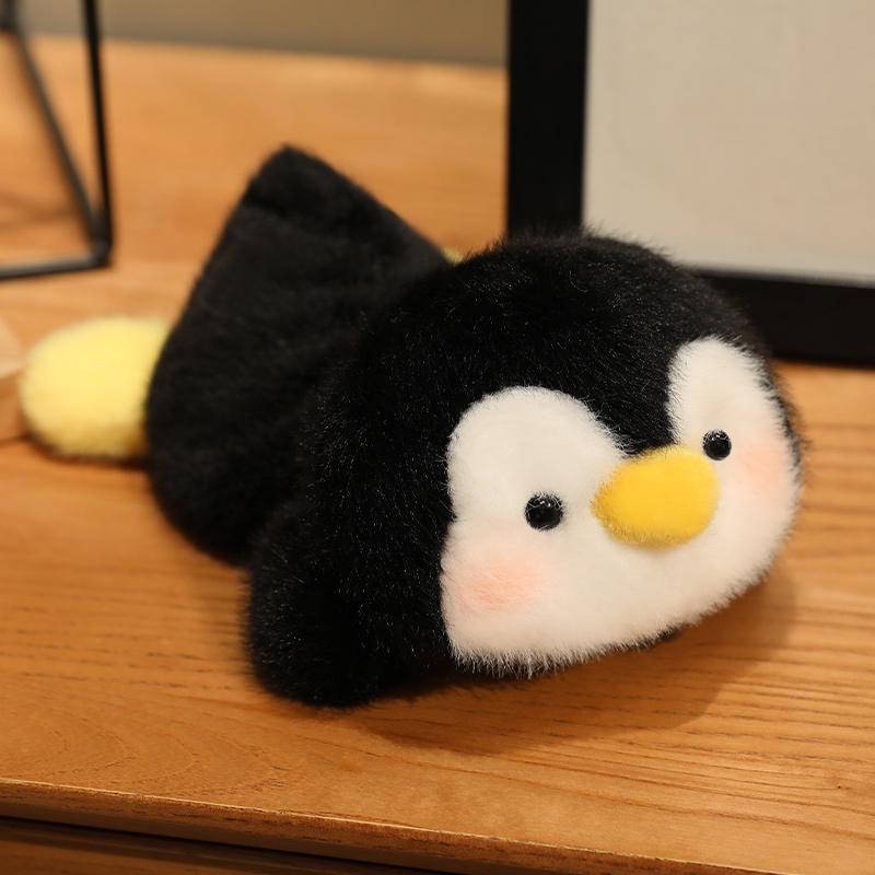 Cute Adorable Mini Animal Plush Toys Lying Rabbit Fox Elephant Capybara Panda Penguin Doll Creative Table Car Decor Pillow Gift