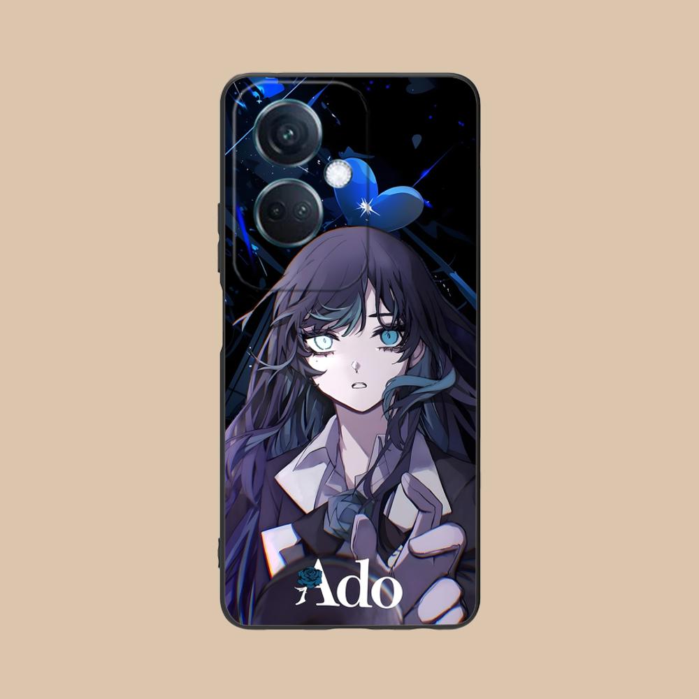 Ado Rose Anime Mobile Phone Case for OPPO Reno 14 13 12 11 10 9 8 7 6 5 F T Pro 5G Colorful Printing Cover Pretty Luxury