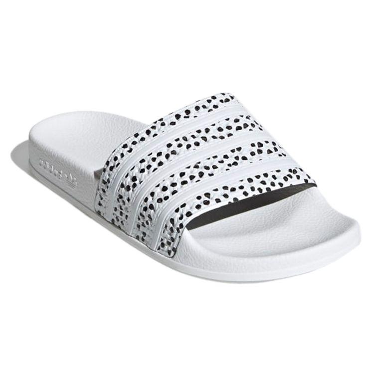 Adidas Adilette Slide Polka - White Women Sneakers Cloud-White Core-Black FX5922