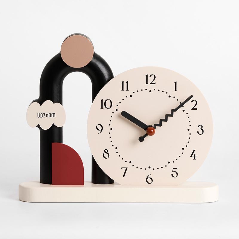 Wozoom House Creative Deco Table Ornament - Living Room & Entryway Clock