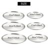 4Pcs Stainless Steel Dining Dish Camping Picnic Tray Dirt Proof Kitchen Bar Tableware Fruit Snack Cake Plate Kitchen Accessories