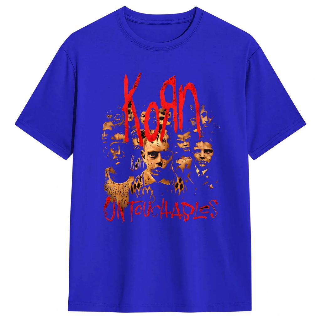 NuMetal Band Korn Issues 2026 Music Pure Cotton T Shirt For Unisex Summer Classic TShirts ONeck Hippie Tees Oversize Design