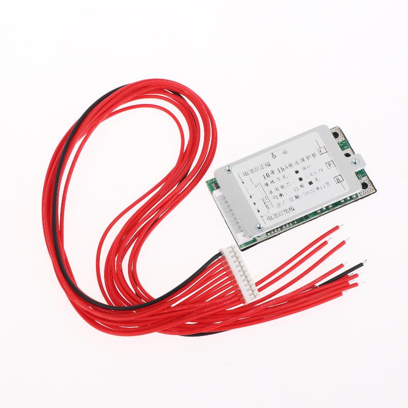 10S 36V 15A 18650 Lithium-Batterie Leistungs-Schutzplatine Separate Anschlüsse PCB-Modul Für Elektrofahrräder Fahrzeugbatterieschutz