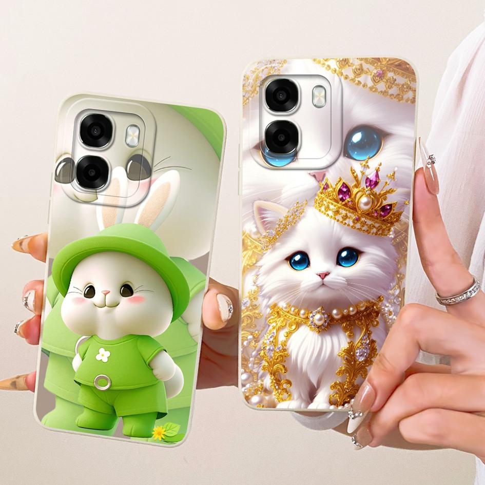 For OPPO A6x Case CPH2783 Fashion Sunset Painted Soft Liquid Silicone Phone Cover For OPPO A6t Pro OPPOA6t 4G CPH2853 Back Cases
