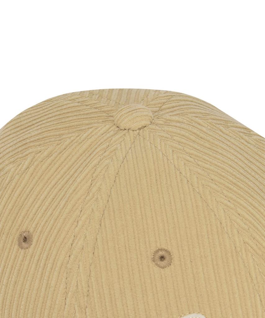 COVERNAT Authentic Applique Corduroy Ball Cap Beige