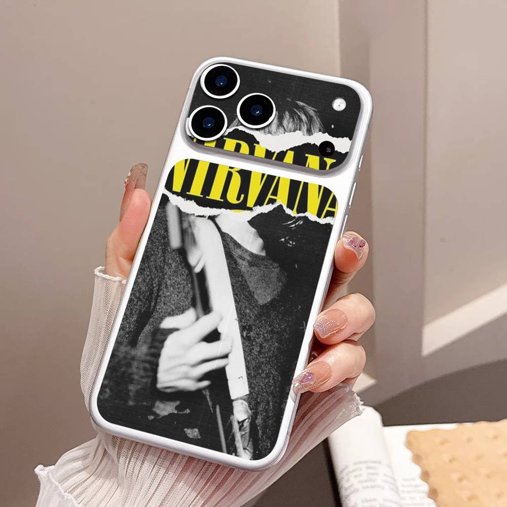 

Grunge Band N-Nirvana Back Protective Decal Skin Wrap Sticker For IPhone 17 Pro 17 Pro Max iPhone 17 Pro