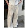 Men S Summer Thin Wide Leg Loose Casual Straight Linen Trousers